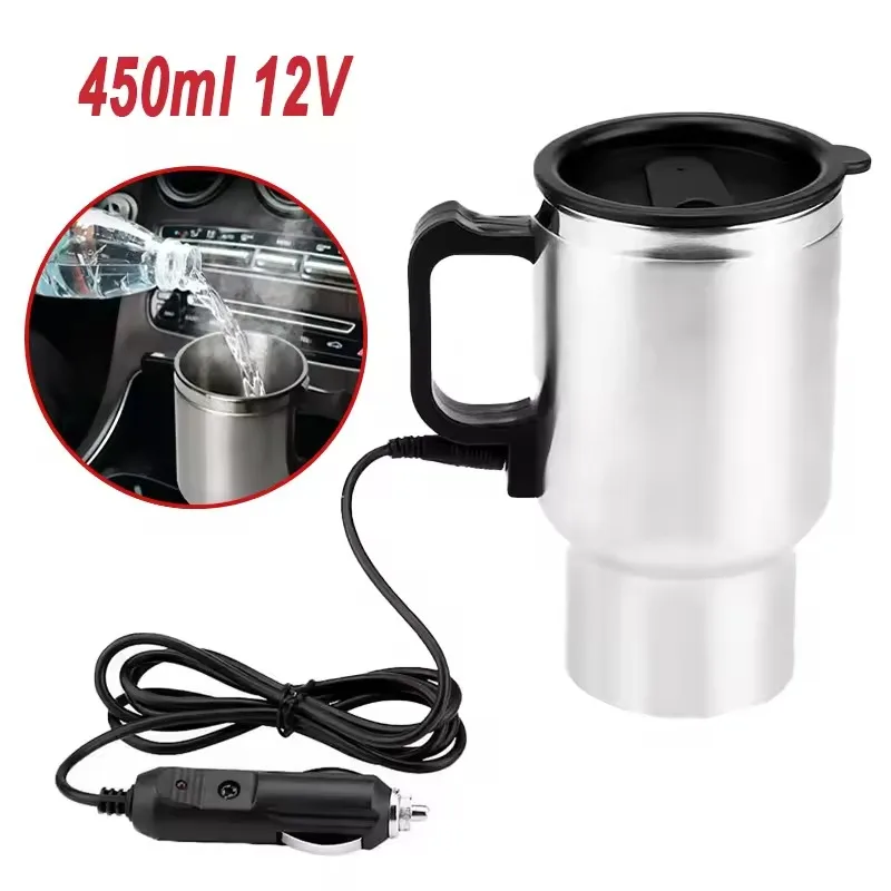 Camping Cooking Tin - Bouilloire électrique pour voiture 12V 450ml,