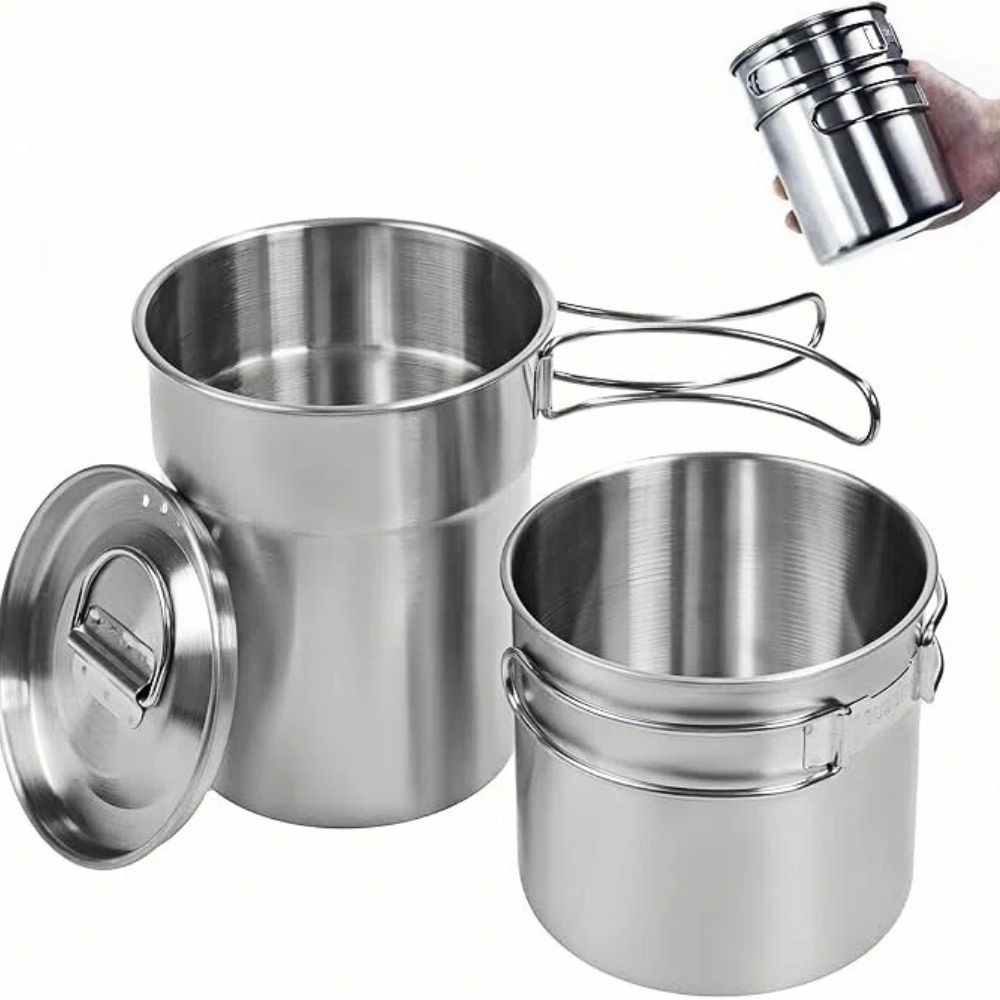 Camping Cooking Tool Set - Tasses et mugs de camping pliables,