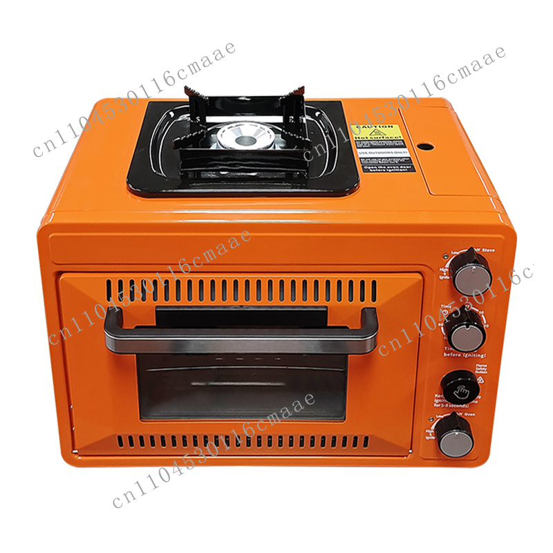 Camping Double Cooking Stove - Four à gaz professionnel pour barbecue