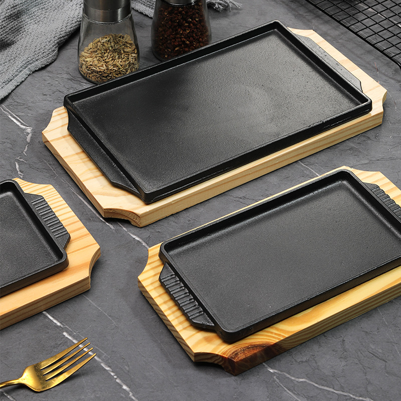 Camping Cooking Griddle - Plaque de cuisson Teppanyaki en fonte