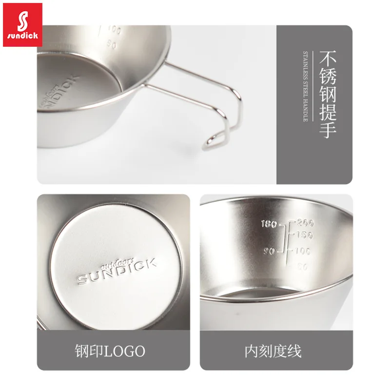 Camping Cooking Snow - Bol à neige en acier inoxydable