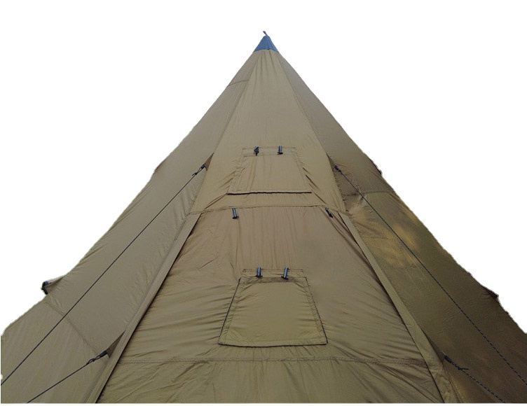 Camping Cooking Snow - Tente pyramidale de camping avec jupe