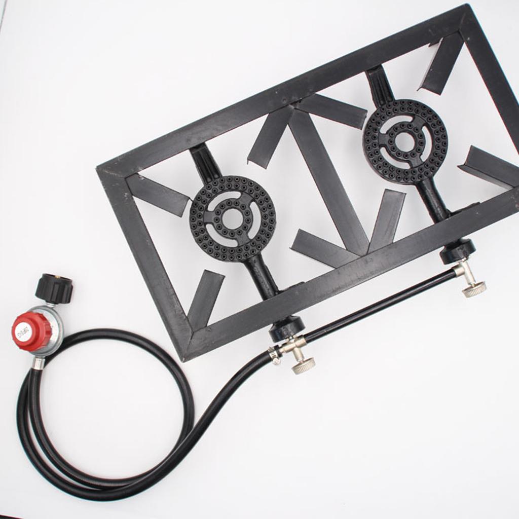 Camping Double Cooking Stove - Réchaud à gaz double brûleur avec