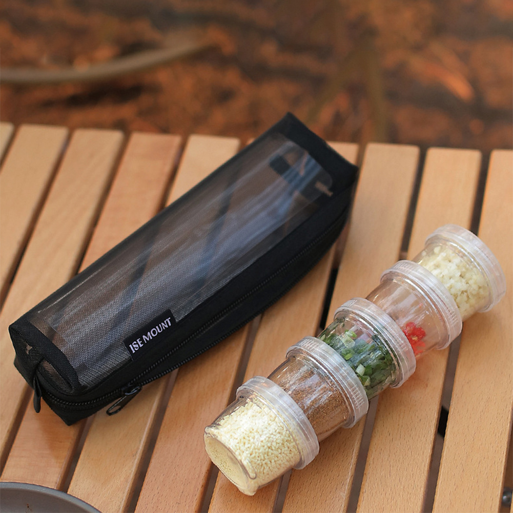 Camping Cooking Set With Bag - Sac de rangement pour kit d'épices