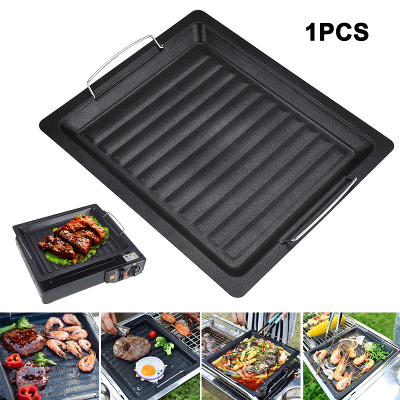Camping Cooking Equipment - Poêle à griller carrée épaisse pour