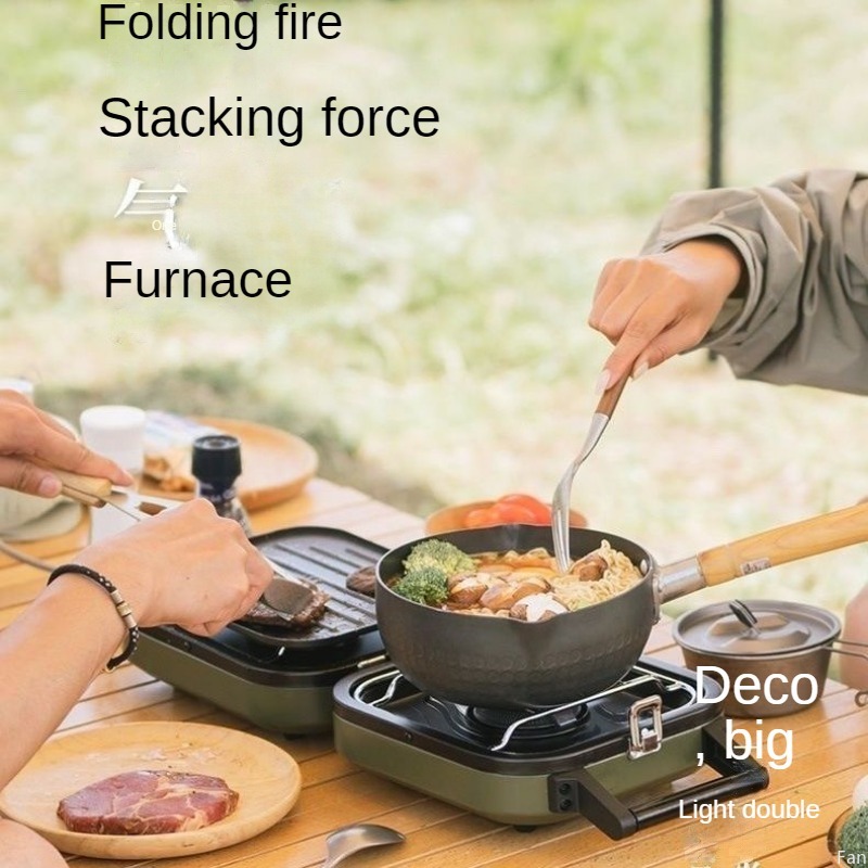Camping Double Cooking Stove - Naturehike – poêle à gaz pliable