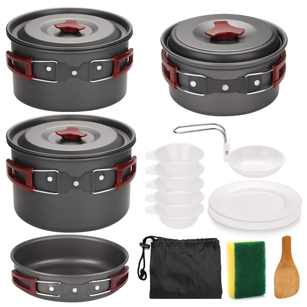 Campfire Cooking Anime - Kit de batterie de cuisine de