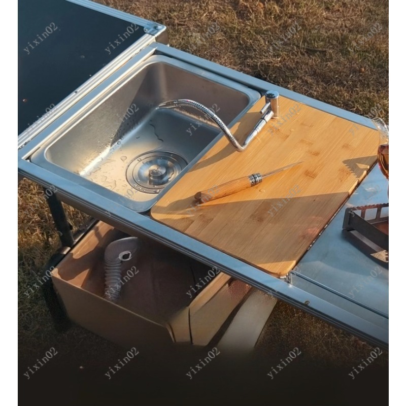 Camping Cooking Vegetables - Module d'évier de cuisine portable pour