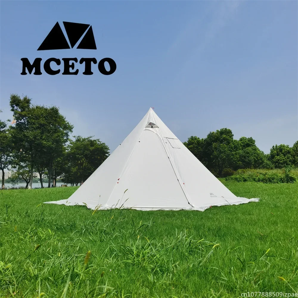 Camping Cooking Snow - Tente pyramidale chaude avec jupe de