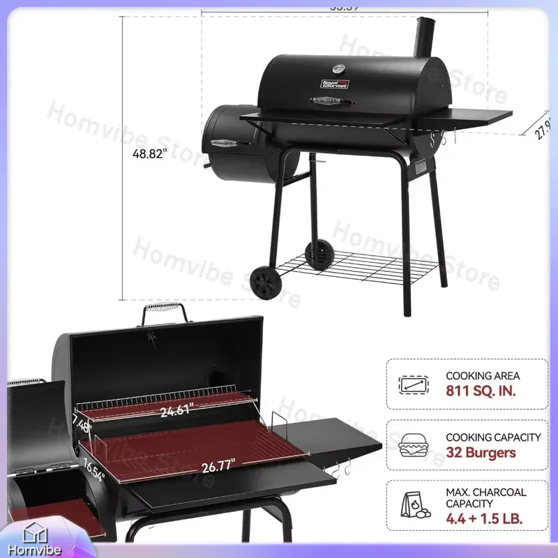 Barbecue au charbon de bois av - Camping Cooking Cover avis et prix