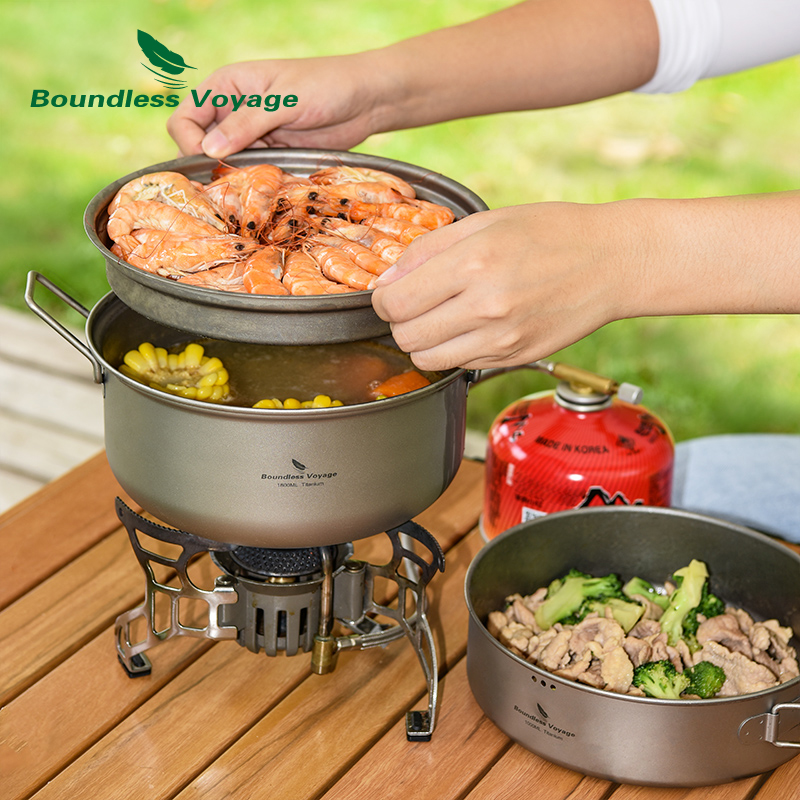 Boundless Voyage – marmite à v - Camping Cooking Pan Set avis et prix