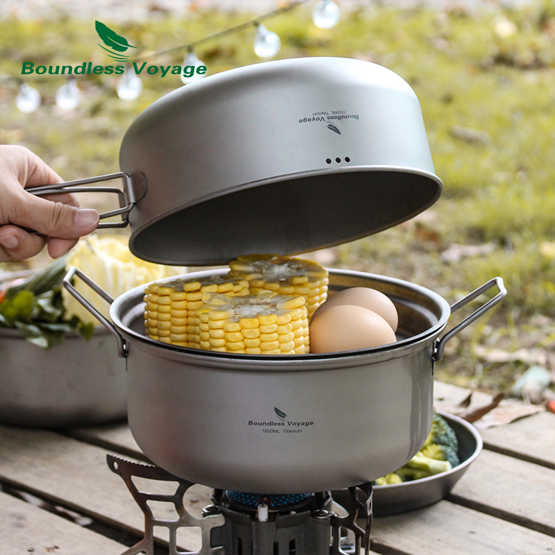 Boundless Voyage – marmite à v - Camping Cooking Pan Set avis et prix