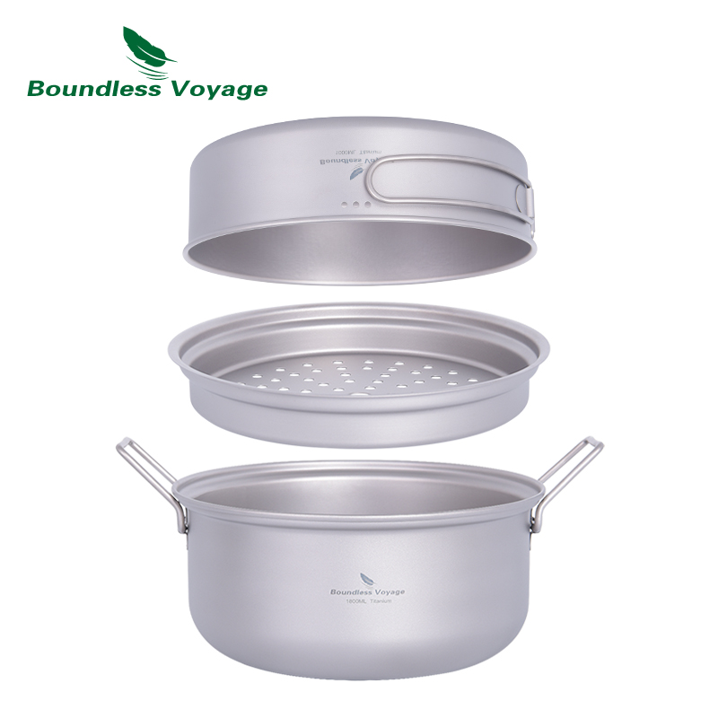 Boundless Voyage – marmite à v - Camping Cooking Pan Set avis et prix