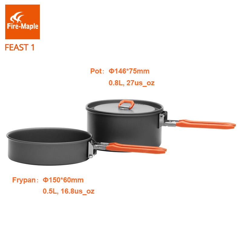 Fire Maple Feast 1 Camping En  - Camping Cooking Pan Set avis et prix