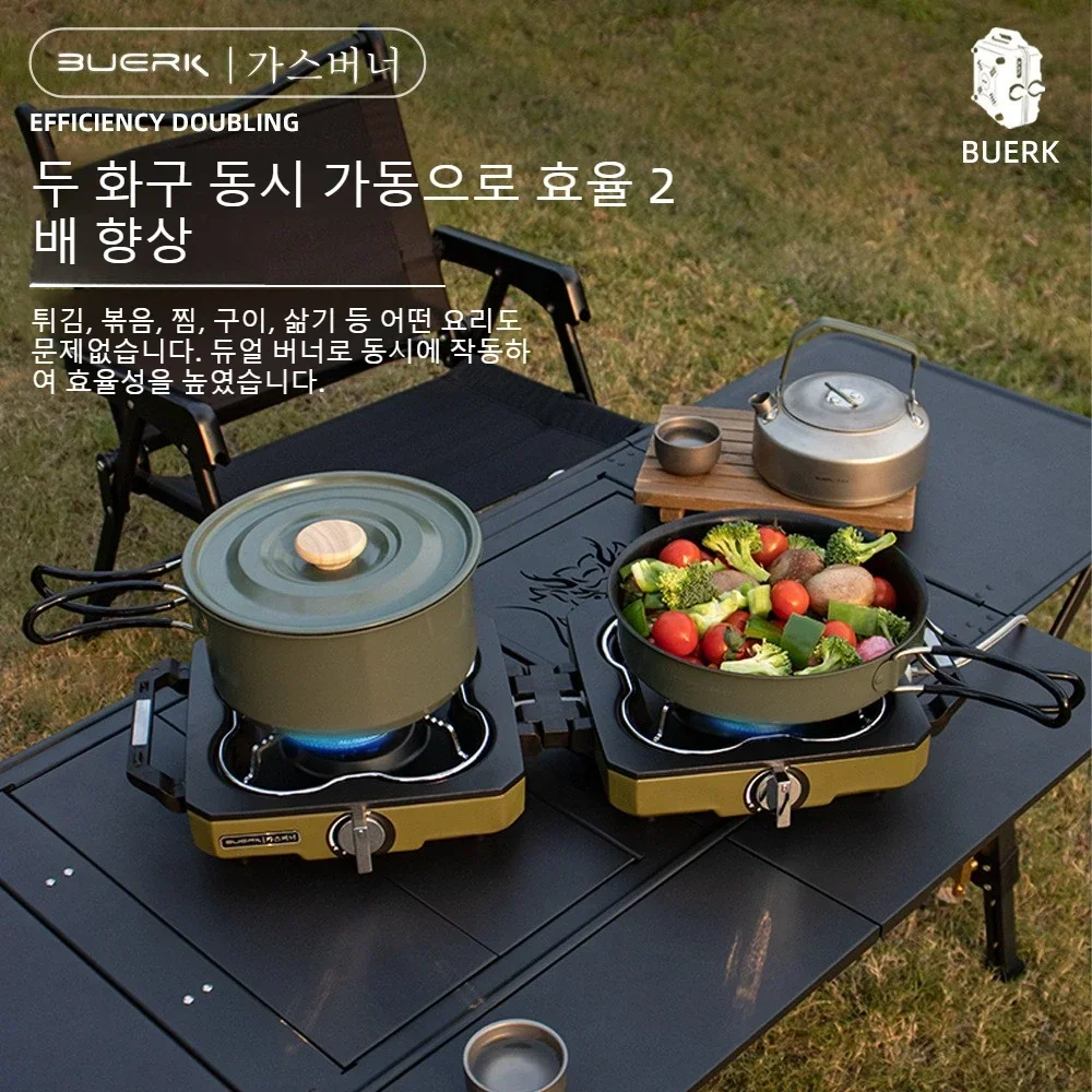 Réchaud de camping double brûl - Camping Double Cooking Stove avis et prix