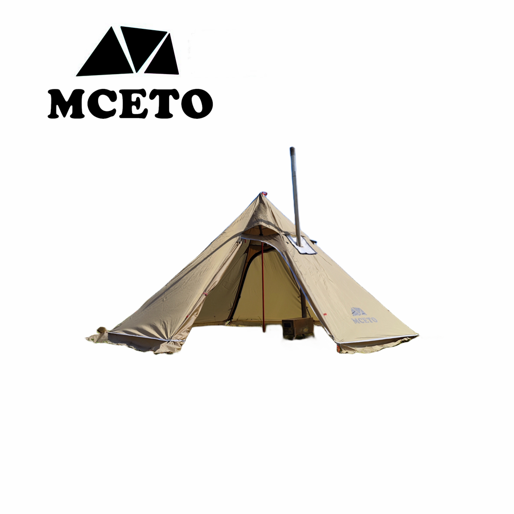 Tente pyramidale avec jupe de  - Camping Cooking Snow avis et prix