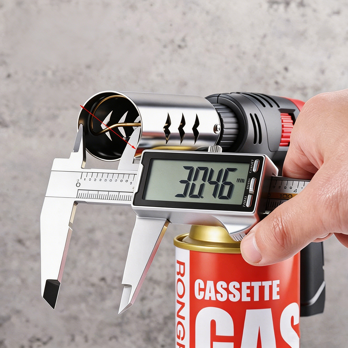 Torche au butane à tube long,  - Camping Cooking Youtube avis et prix