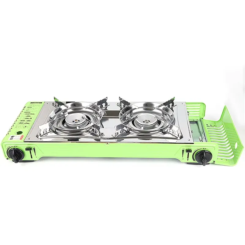 Table de camping portable d'ex - Camping Double Cooking Stove avis et prix