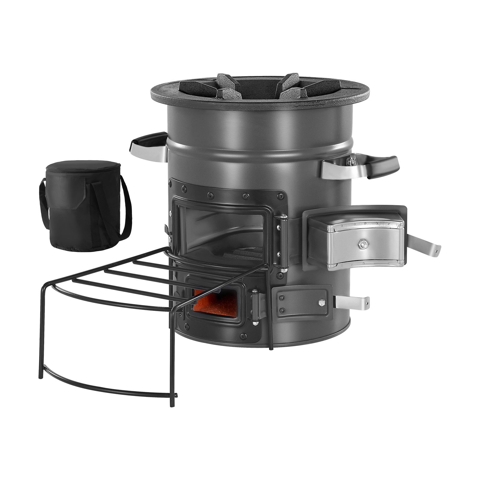 Réchaud de camping portable à  - Camping Double Cooking Stove avis et prix