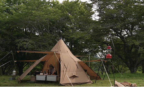 Tente pyramidale de camping av - Camping Cooking Snow avis et prix