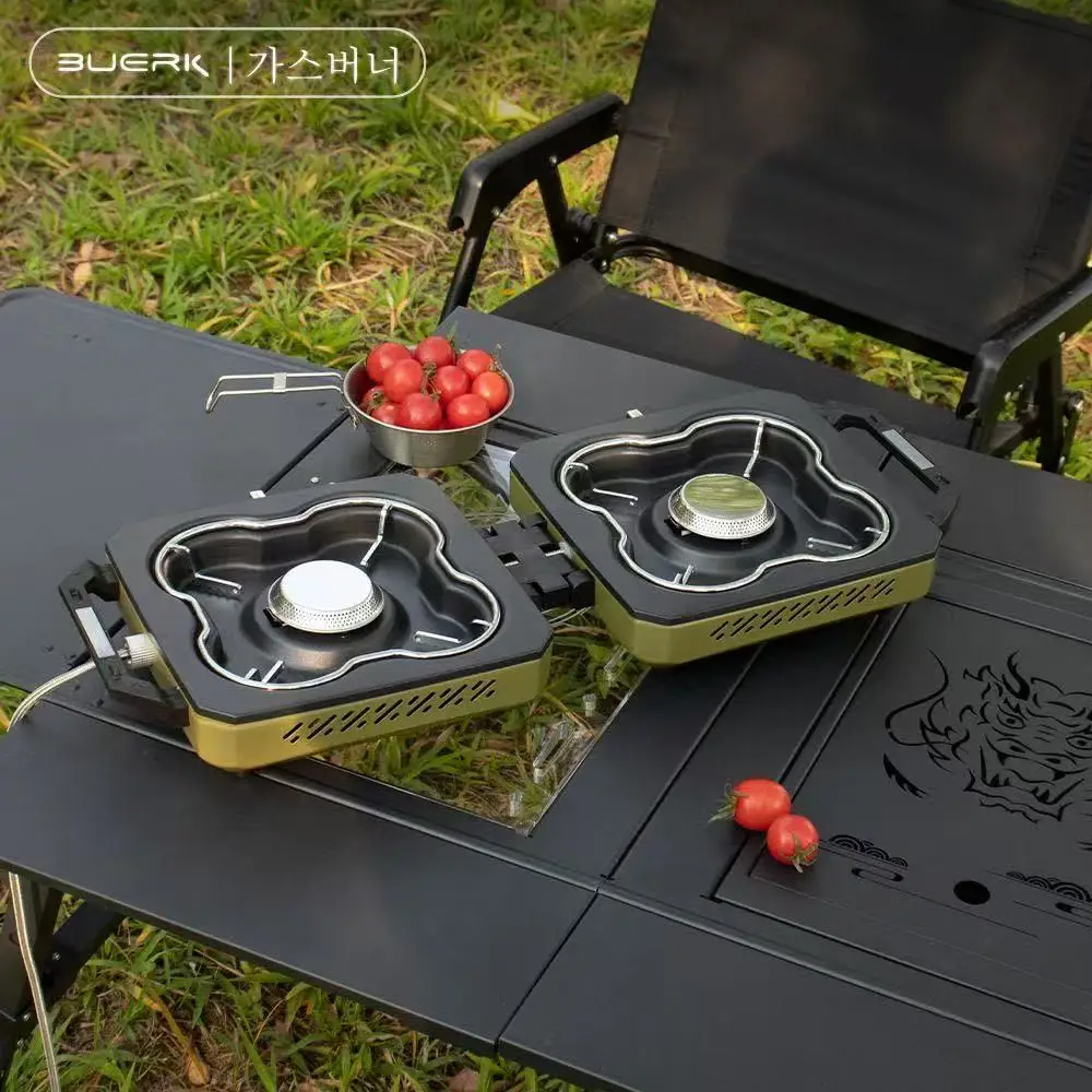 BUERK – poêle de Camping pliab - Camping Double Cooking Stove avis et prix