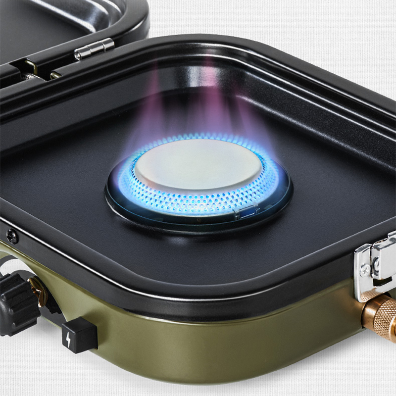 Réchaud à gaz pliable double f - Camping Double Cooking Stove avis et prix