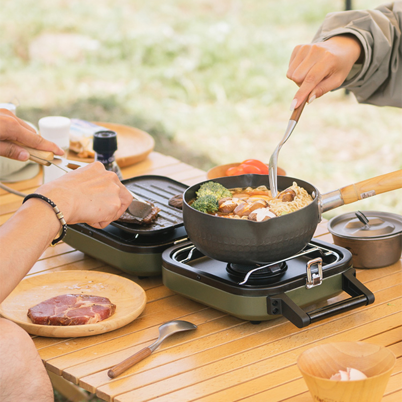 Réchaud à gaz pliable double f - Camping Double Cooking Stove avis et prix