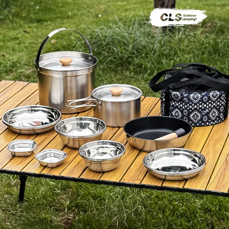 NOBANA&CLS Ensemble de 22 pièc - Camping Cooking Pan Set avis et prix