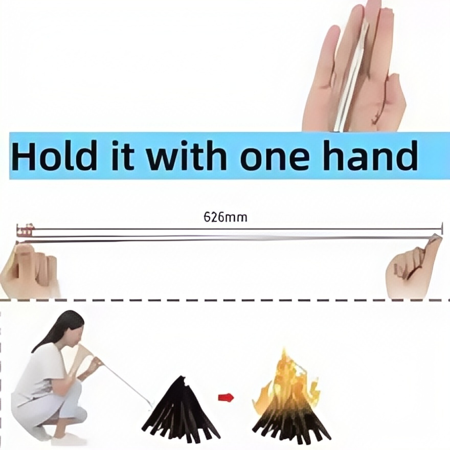 Tube à souffler pour le feu de - Camping Cooking Youtube avis et prix