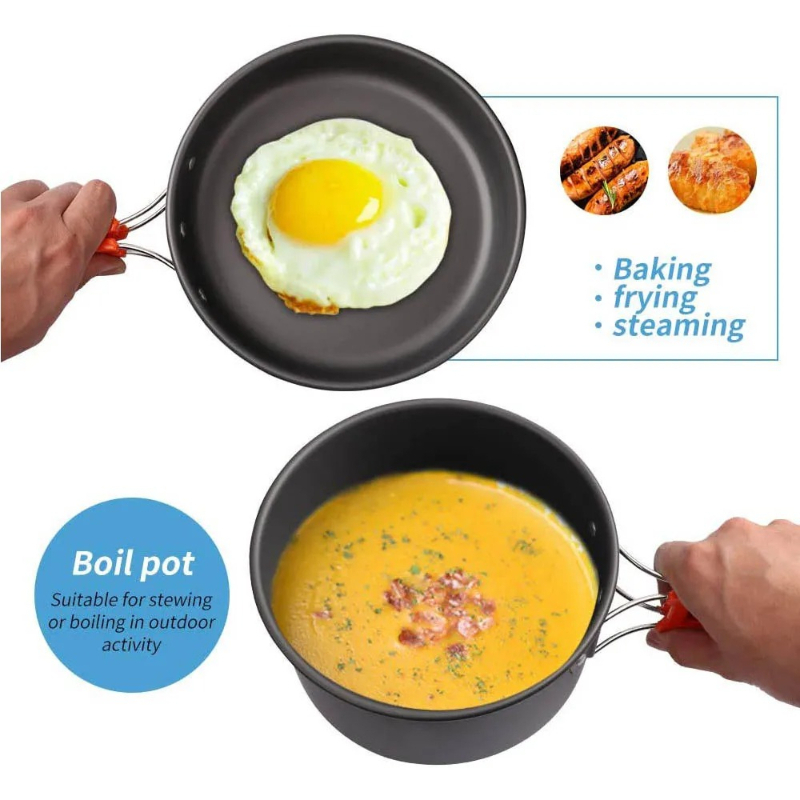 Ensemble de cuisine de camping - Camping Cooking Set With Bag avis et prix