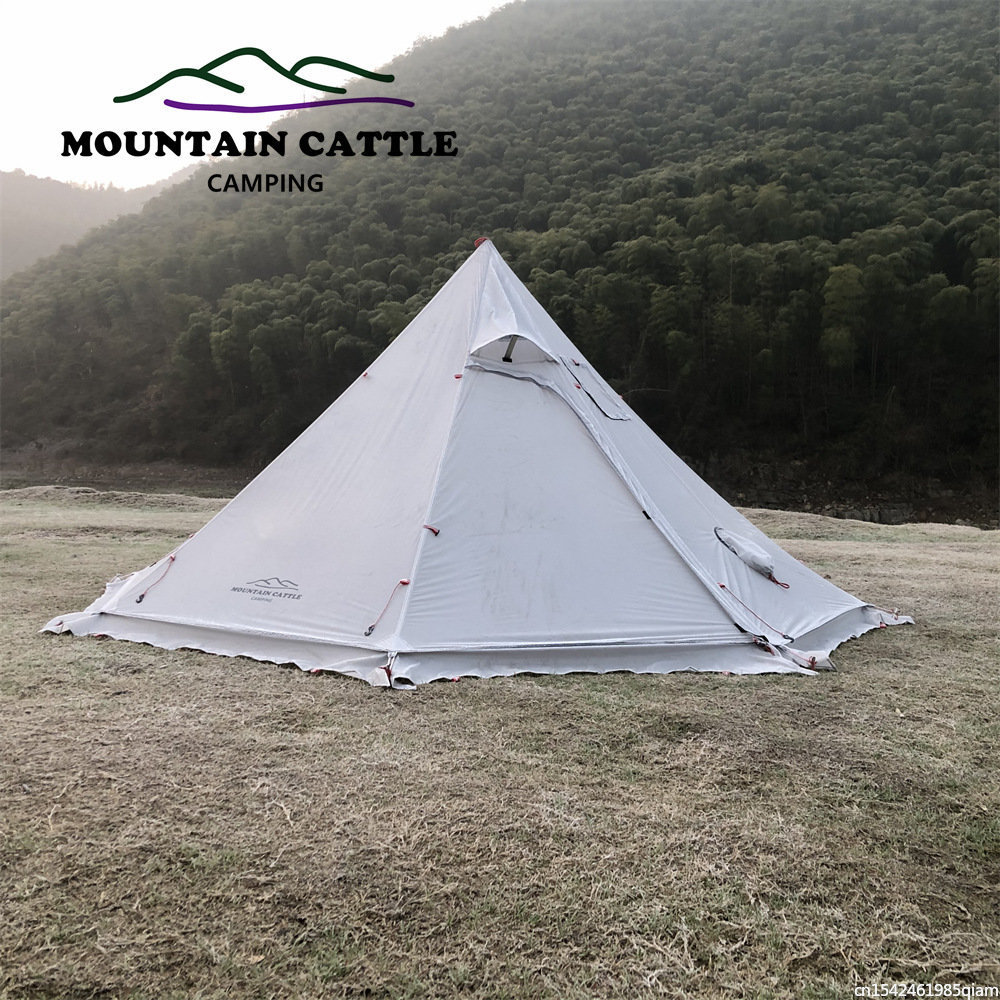 Tente pyramidale avec jupe de  - Camping Cooking Snow avis et prix