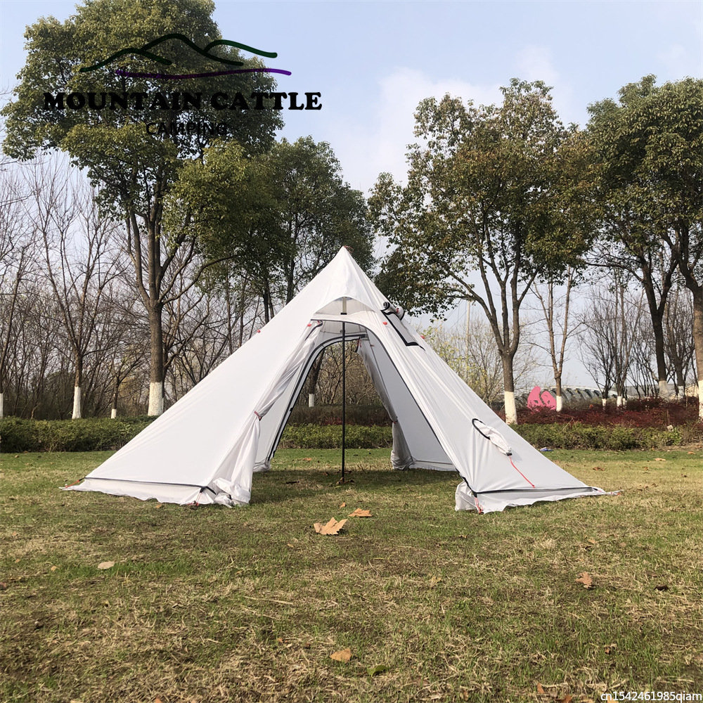 Tente pyramidale avec jupe de  - Camping Cooking Snow avis et prix