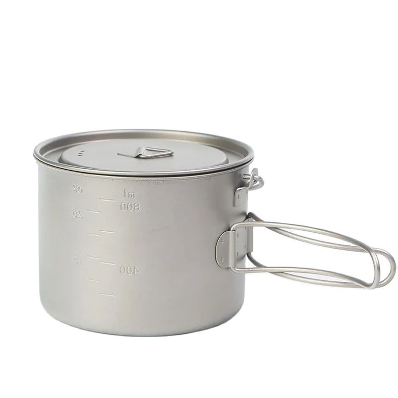 Marmite portable en titane pou - Camping Cooking Tool Set avis et prix