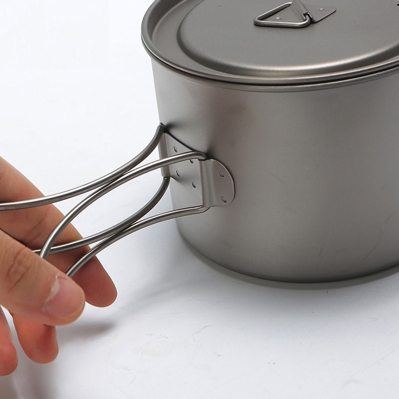 Marmite portable en titane pou - Camping Cooking Tool Set avis et prix