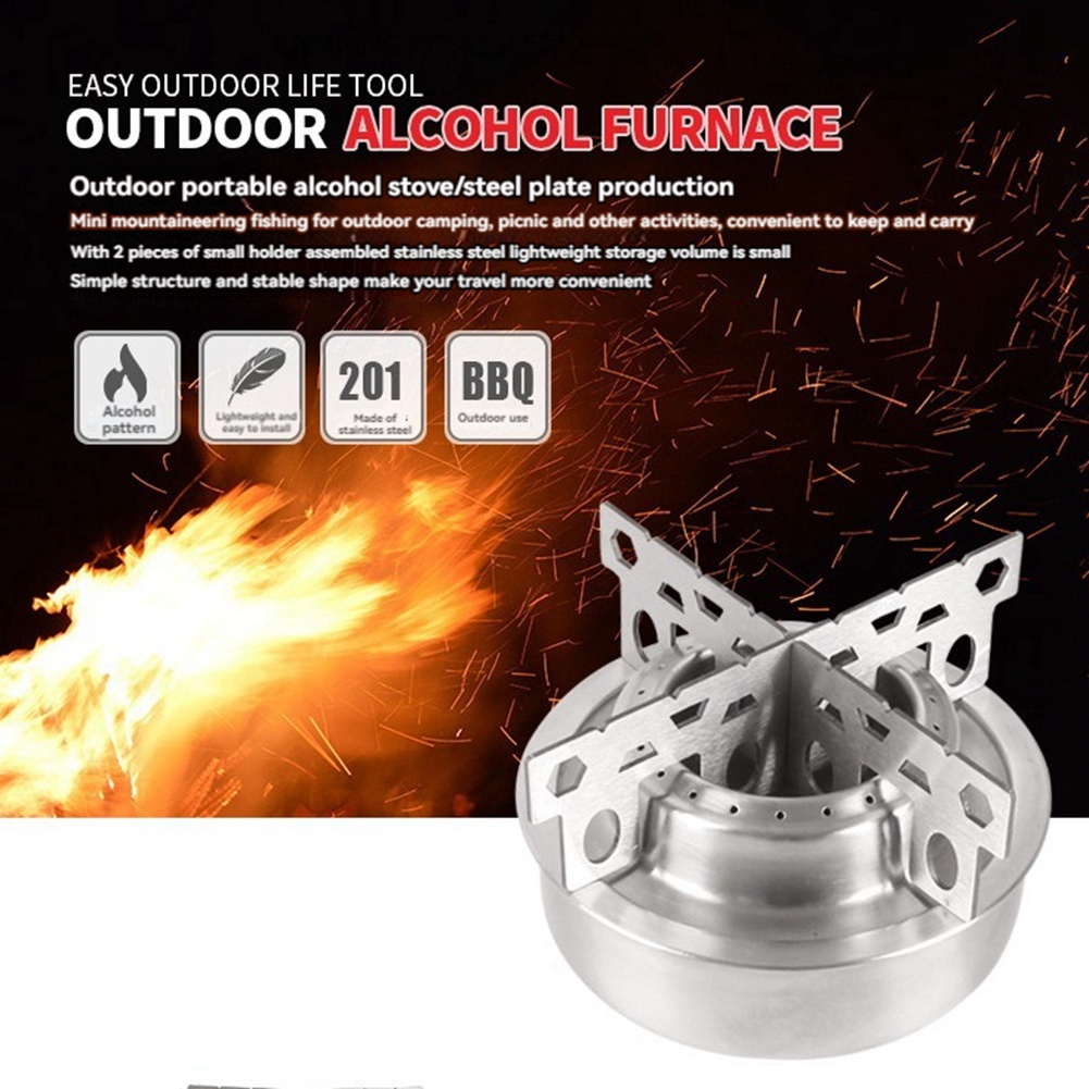Mini poêle à alcool Portable,  - Camping Cooking Alcohol avis et prix