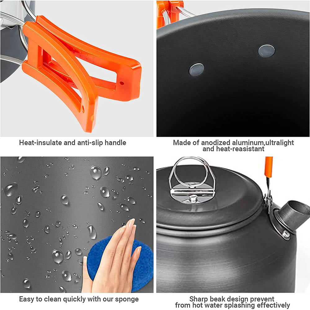 Kit d'ustensiles de cuisine de - Camping Cooking Set With Bag avis et prix