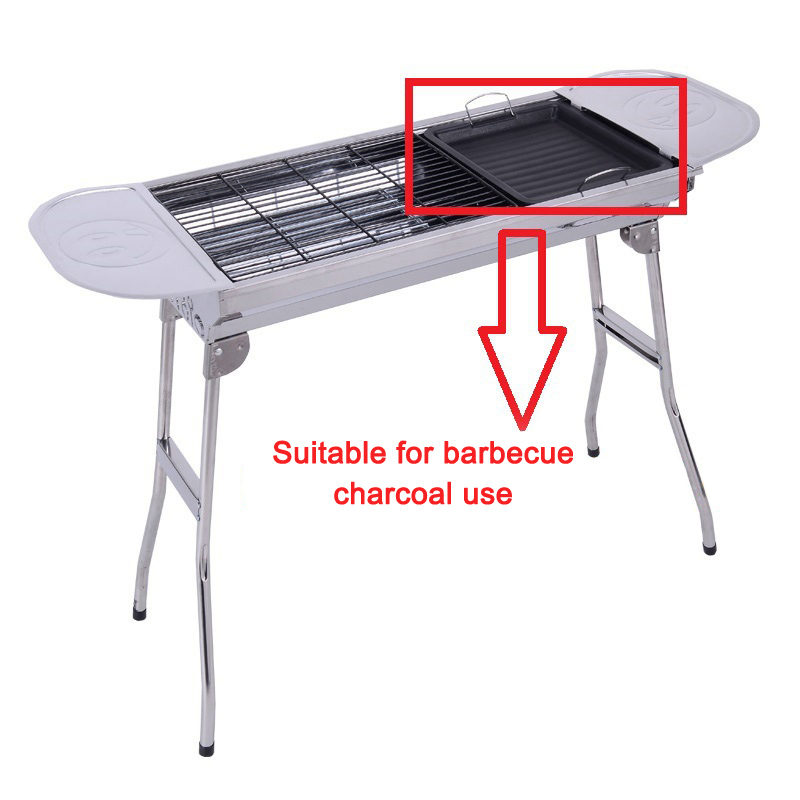 Poêle à griller carrée épaisse - Camping Cooking Equipment avis et prix