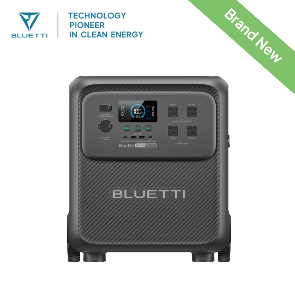 BLUETTI Elite 400 2600W 3840Wh - Camping Cooking Tin avis et prix