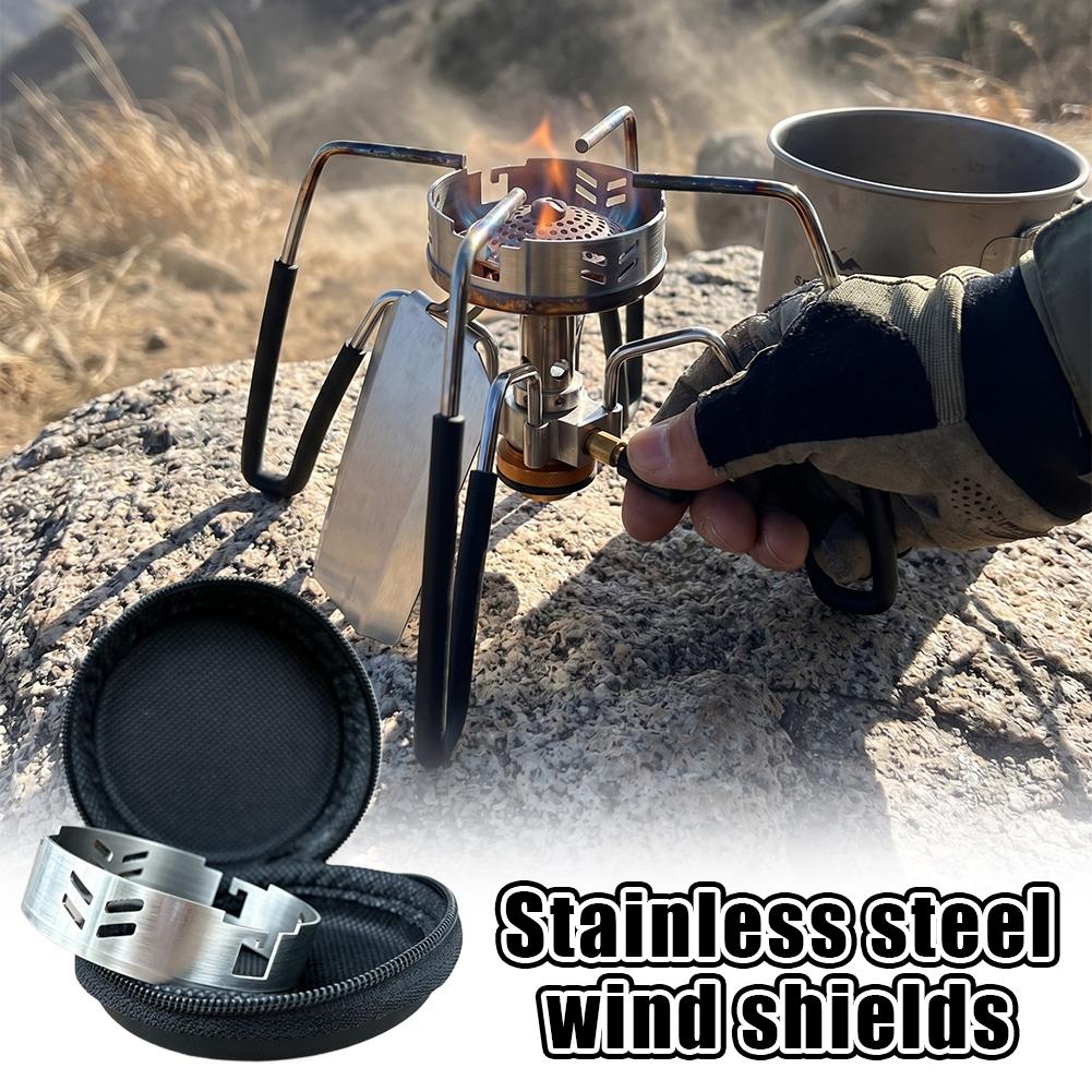 Bouclier coupe-vent pour récha - Camping Cooking Set With Bag avis et prix