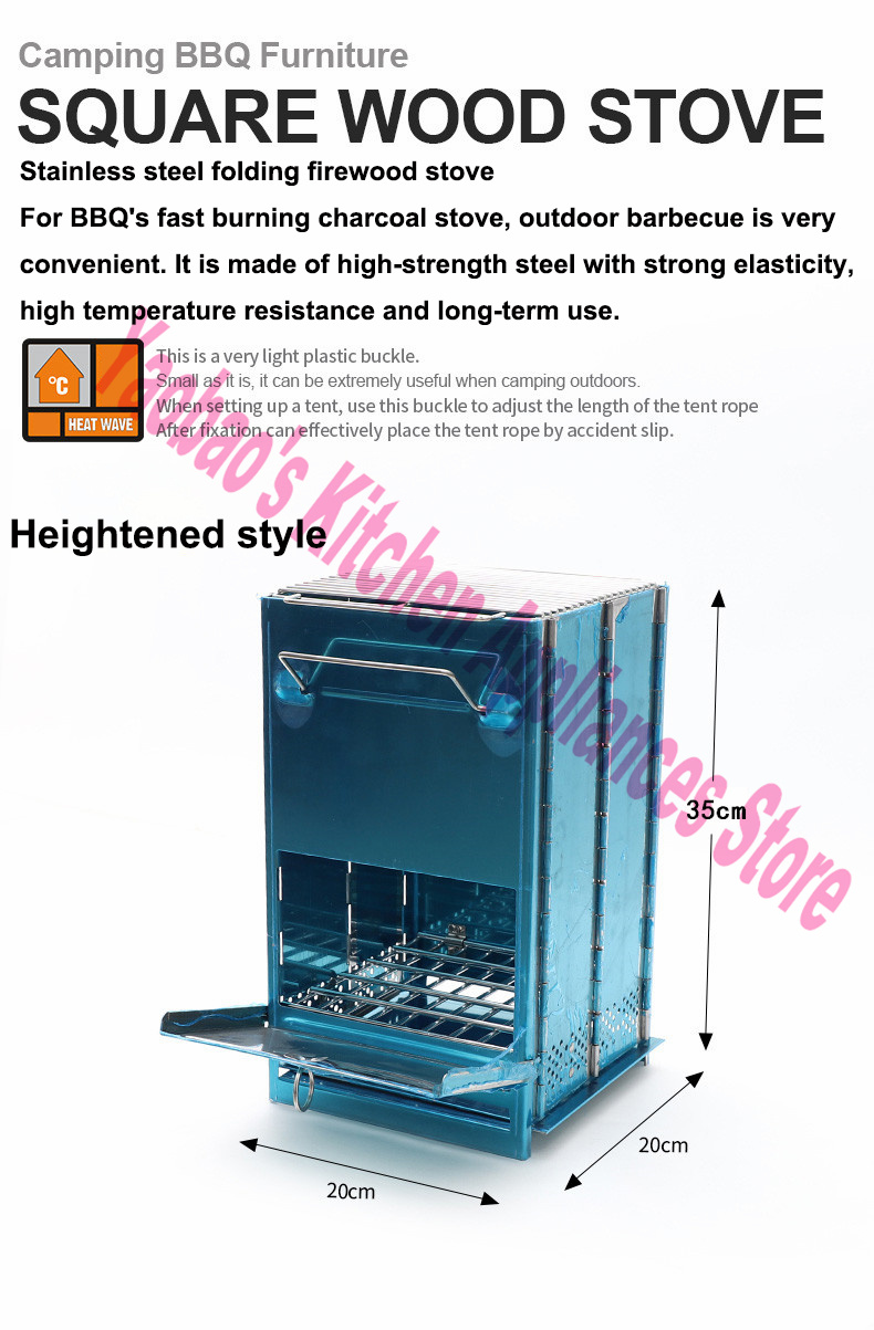 Réchaud à bois démontable et p - Camping Cooking Equipment avis et prix