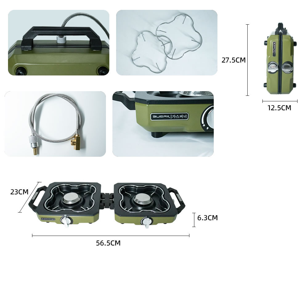 Réchaud de Camping Double brûl - Camping Double Cooking Stove avis et prix