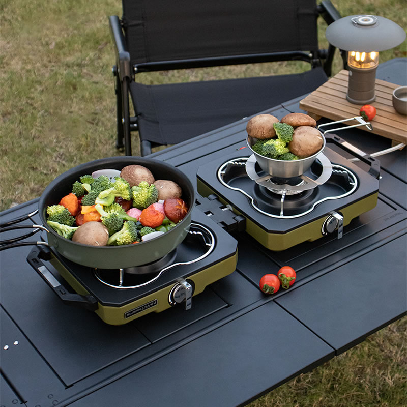 Réchaud de Camping Double brûl - Camping Double Cooking Stove avis et prix