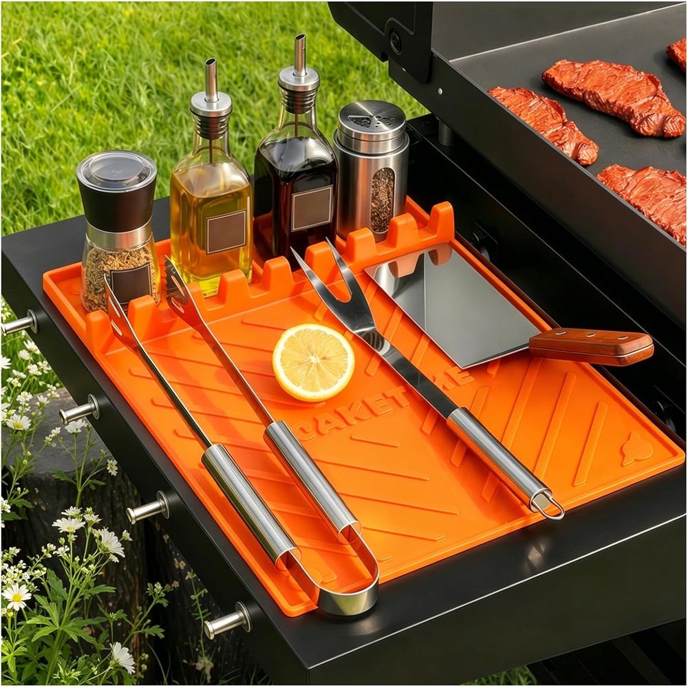 Tapis de cuisson en silicone o - Camping Cooking Griddle avis et prix