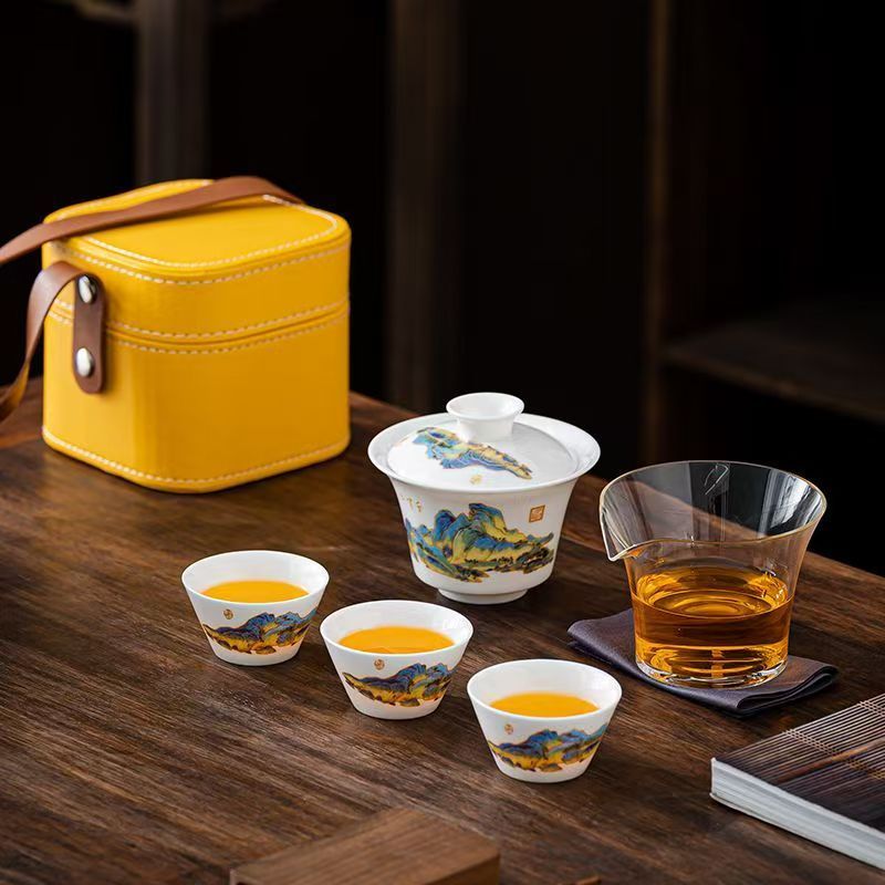 Service à thé en porcelaine bl - Camping Cooking Tin avis et prix
