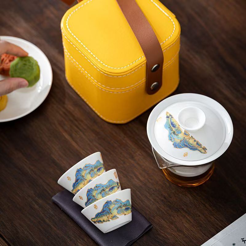 Service à thé en porcelaine bl - Camping Cooking Tin avis et prix