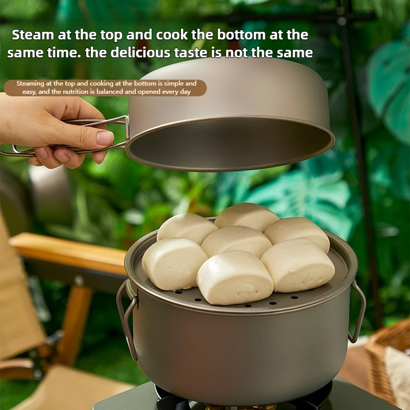 Ensemble de casseroles d'extér - Camping Cooking Set With Bag avis et prix