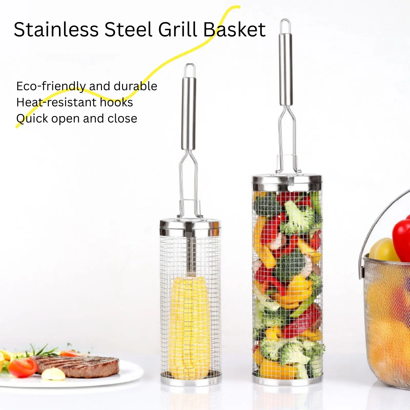 Panier de cuisson roulant en a - Camping Cooking Vegetables avis et prix