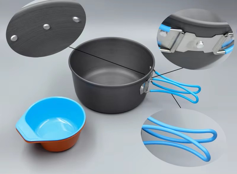 Ustensiles de cuisine de Campi - Camping Cooking Pan Set avis et prix
