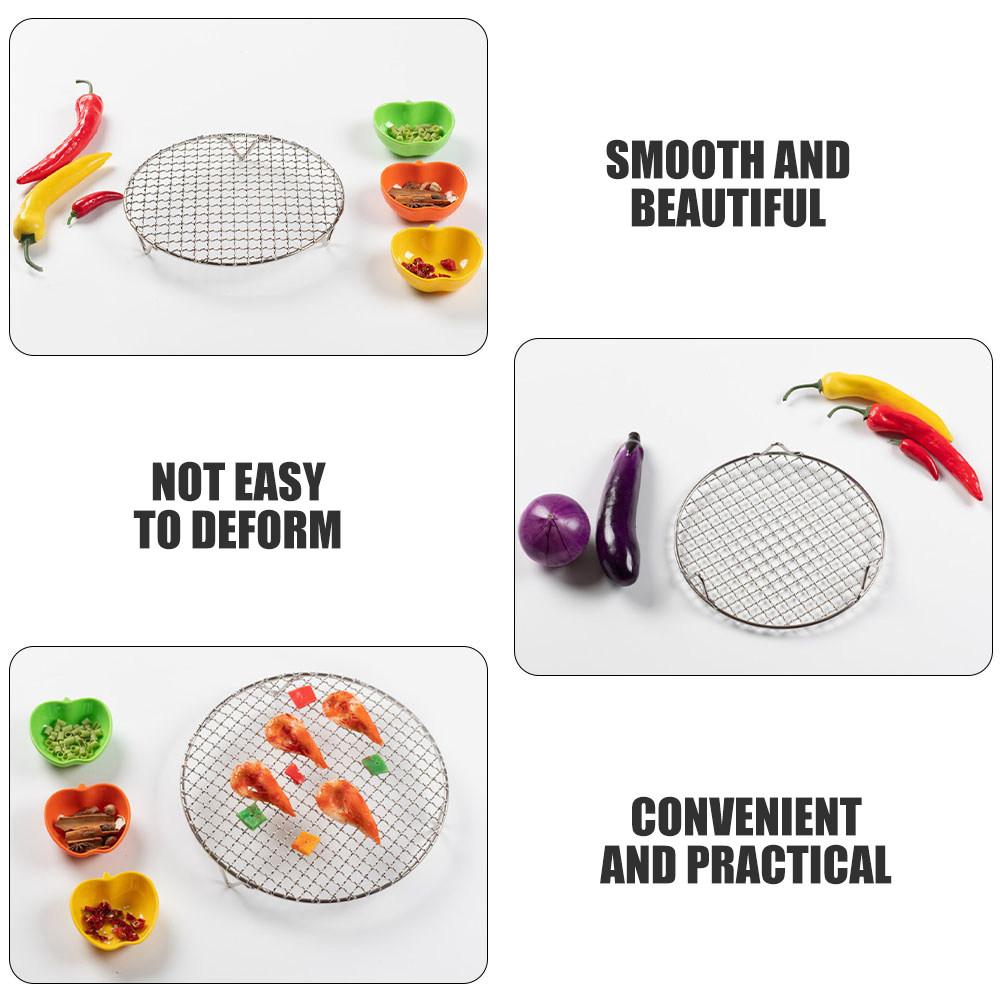 Grille de barbecue ronde en ac - Camping Cooking Vegetables avis et prix