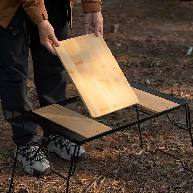 Planche à découper en bambou d - Camping Double Cooking Stove avis et prix